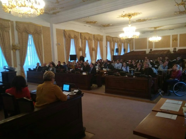 Seminář Zaměstnávání OZP v prostorách Hospodářské komory hl. města Prahy