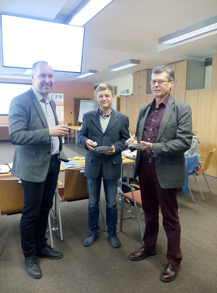 Kulatý stůl 20.2.2019 - Ing. Michal Vejprava (Handic-up), Ing. Zdeněk Věchet (Knitva) a Ing. Karel Rychtář (AZZP)