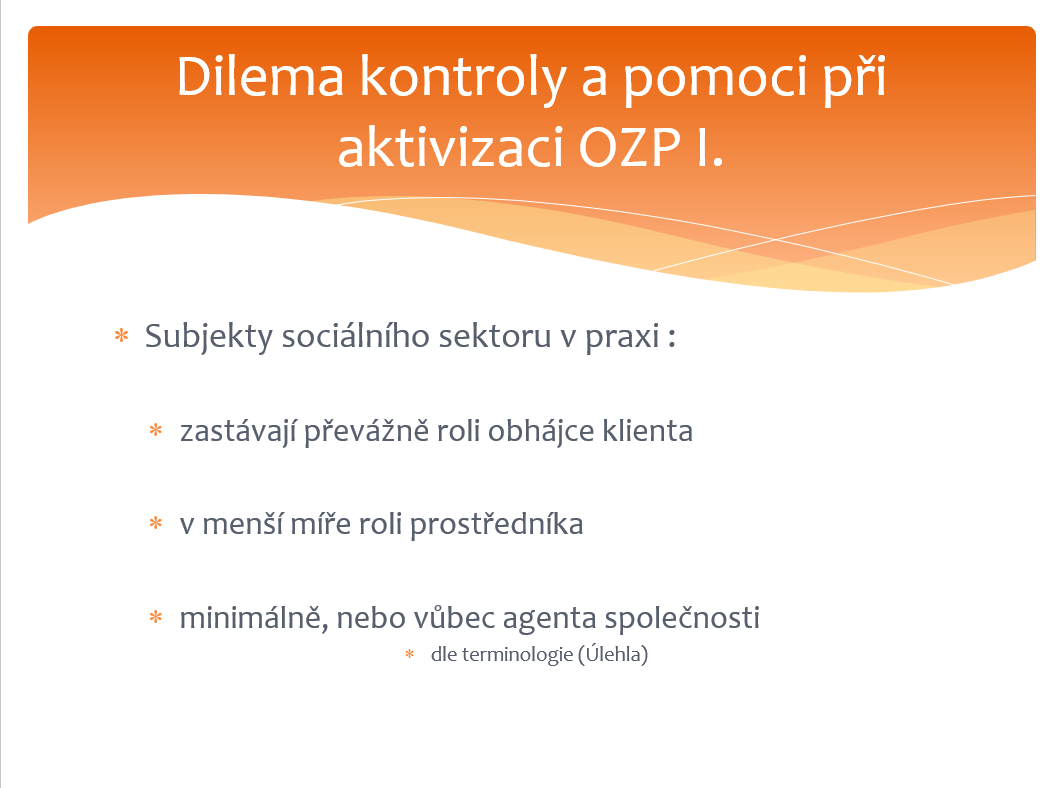 Hradecké dny sociální práce - prezentace CPRHK