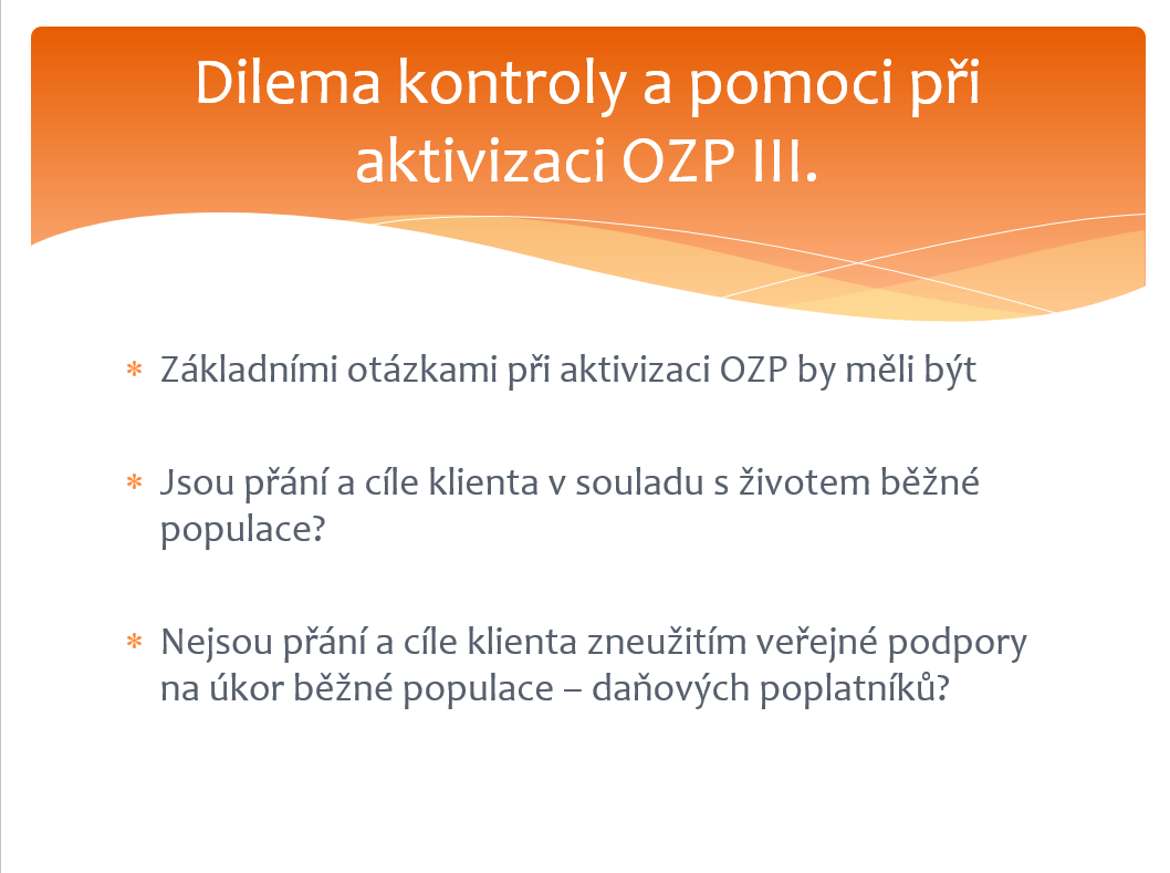 Hradecké dny sociální práce - prezentace CPRHK