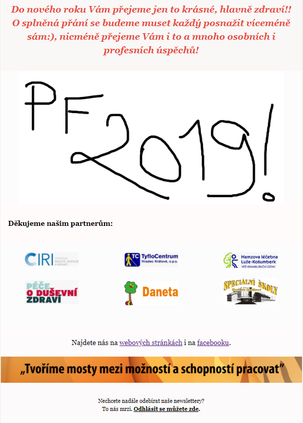 Prosincový newsletter